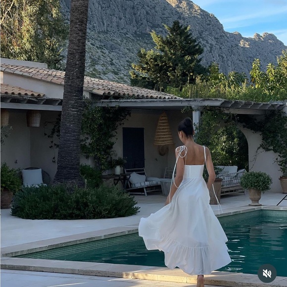 GORGEOUS ZARA NWT Ruffled Poplin Dress ZW Collection - Picture 9 of 16